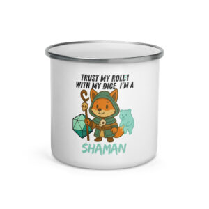 Dicefox Shaman – Trust my roll(e)! - Emailletasse