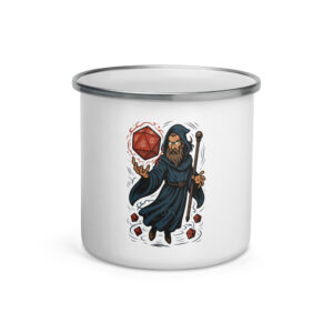 Arcane Dice Mage - Emailletasse
