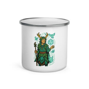 Dice Druid – Nature Roll - Emailletasse
