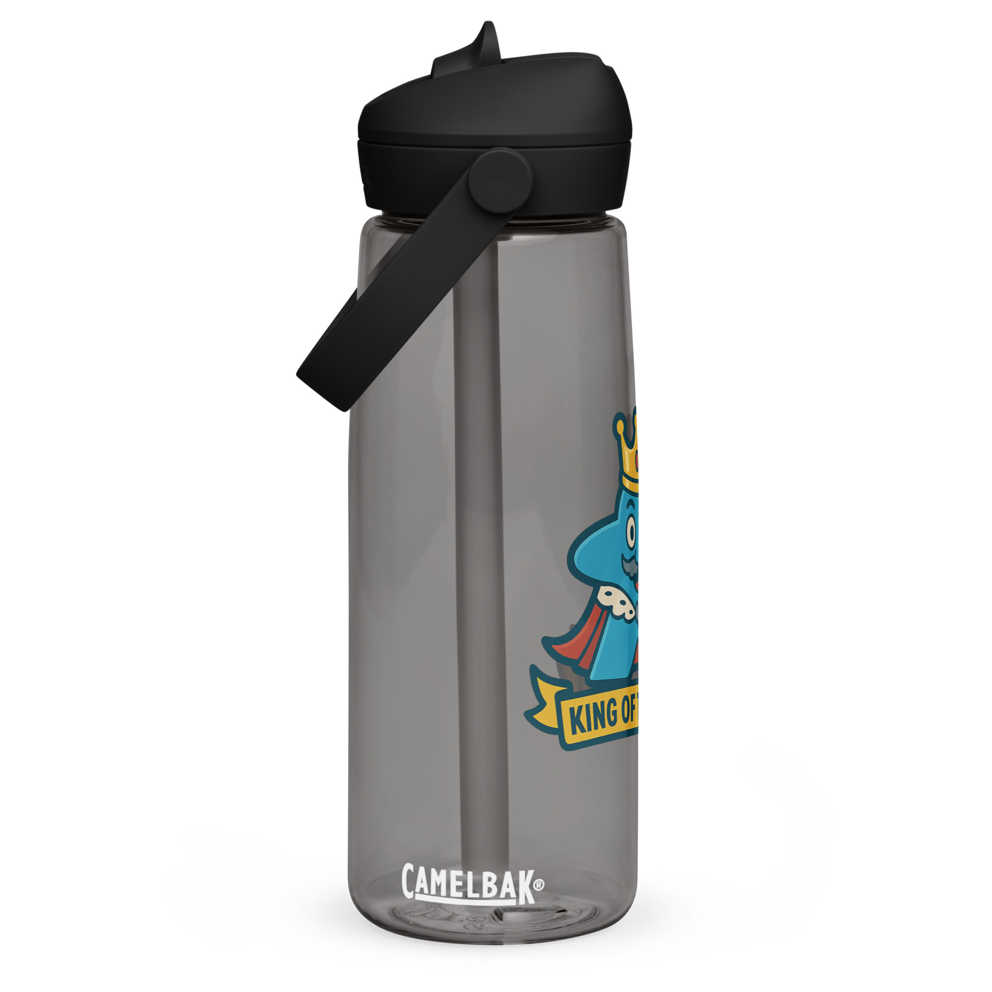 King of the Table – Royal Meeple Edition - Wasserflasche mit umklappbarem Trinkhalm 739ml (25oz) – Bild 16