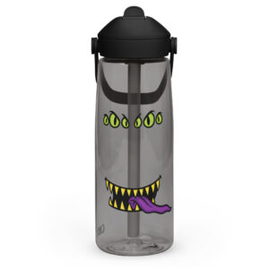 Mimic – Giant Grin Edition - Wasserflasche mit umklappbarem Trinkhalm 739ml (25oz)