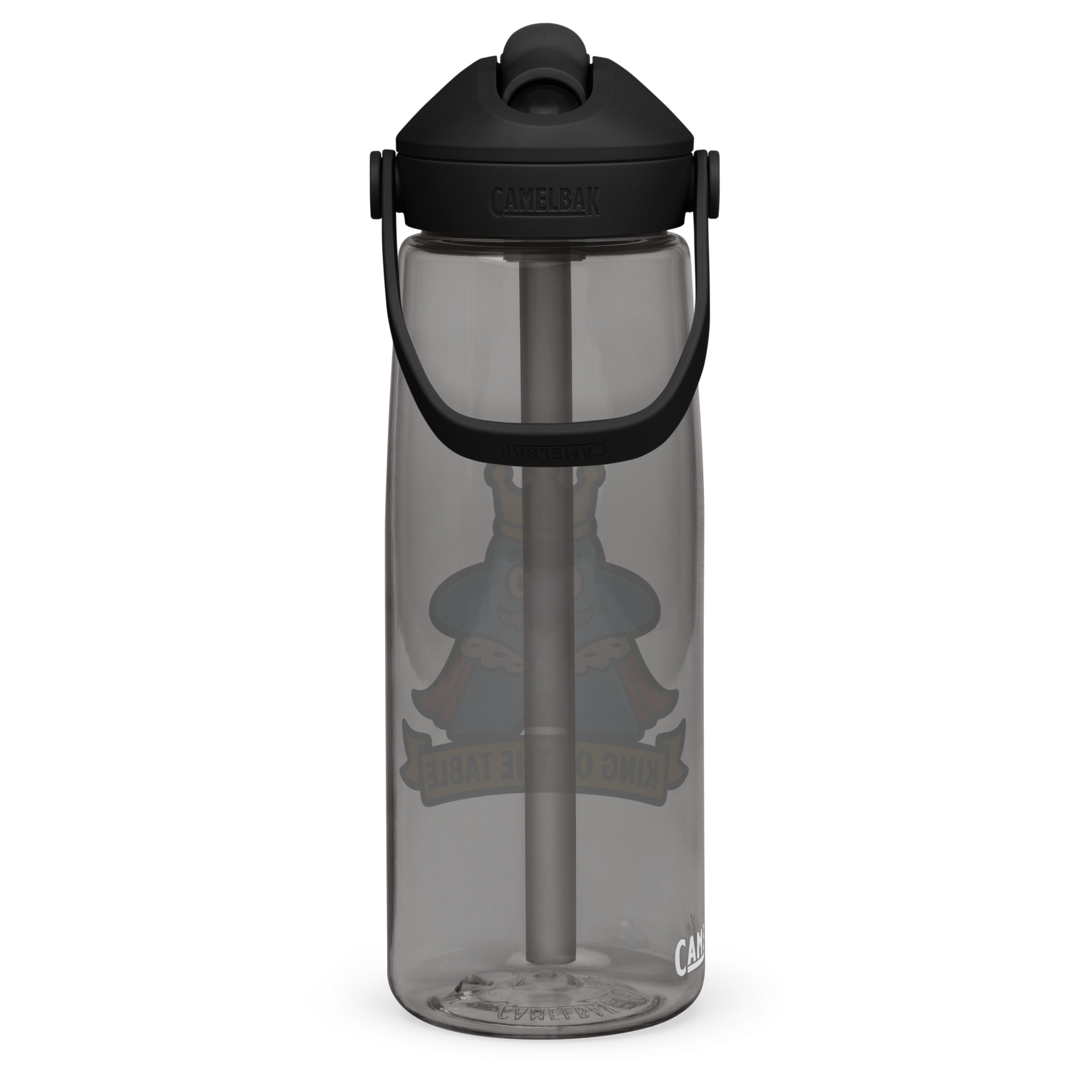King of the Table – Royal Meeple Edition - Wasserflasche mit umklappbarem Trinkhalm 739ml (25oz) – Bild 9