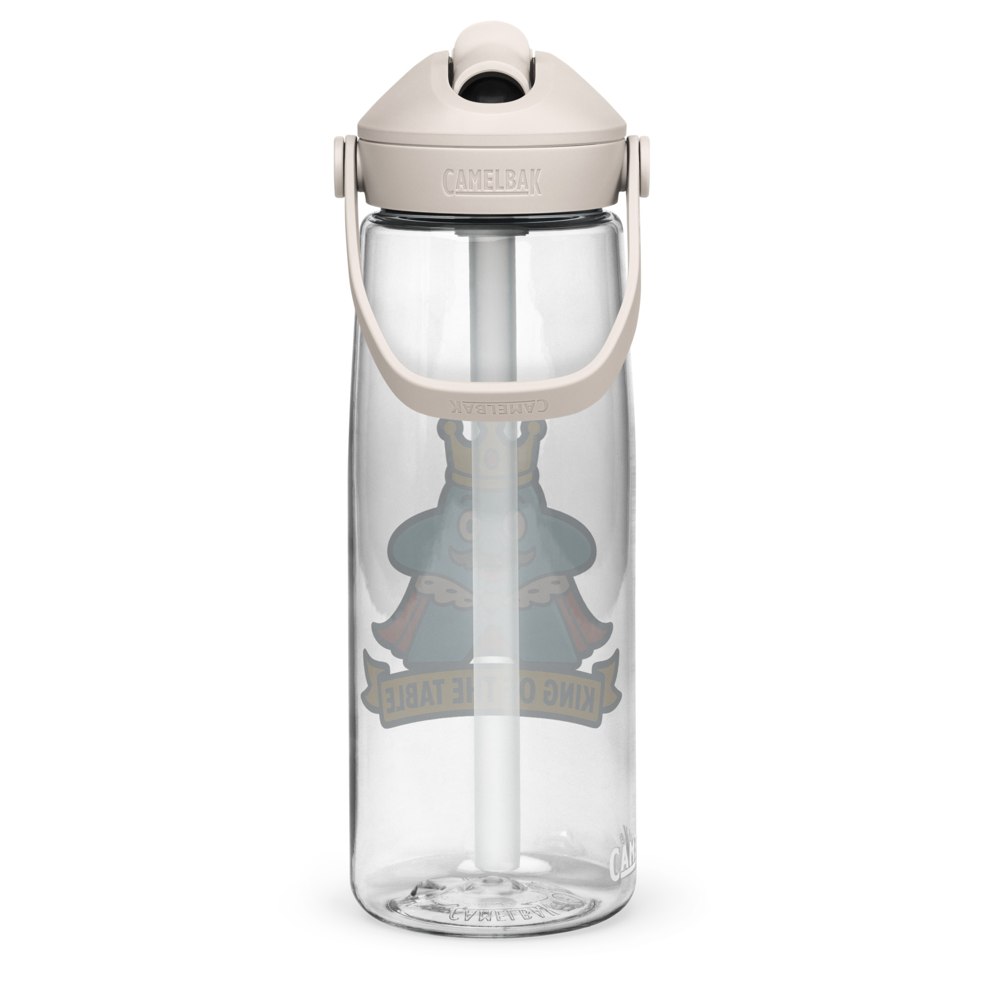 King of the Table – Royal Meeple Edition - Wasserflasche mit umklappbarem Trinkhalm 739ml (25oz) – Bild 15