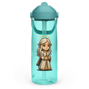 Angel – Light Edition - Wasserflasche mit umklappbarem Trinkhalm 739ml (25oz)