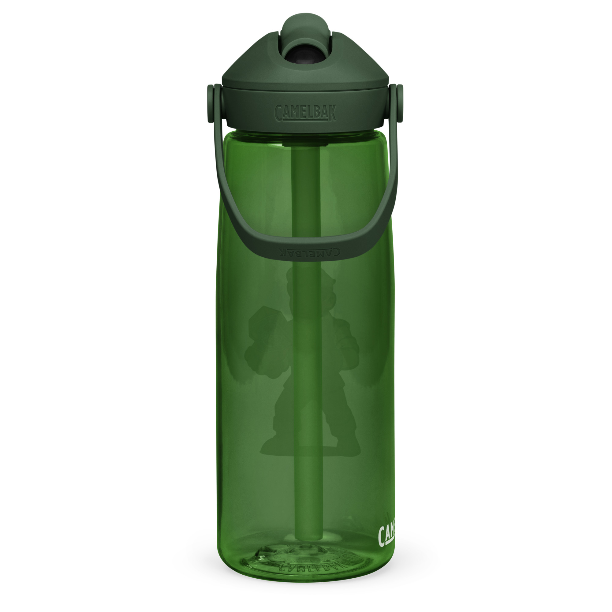 Artificer – Gear & Dice Edition - Wasserflasche mit umklappbarem Trinkhalm 739ml (25oz) – Bild 4