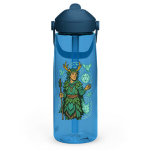 Dice Druid – Nature Roll - Wasserflasche mit umklappbarem Trinkhalm 739ml (25oz)