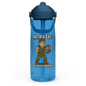 Atrificers roll with attitude! - Wasserflasche mit umklappbarem Trinkhalm 739ml (25oz)
