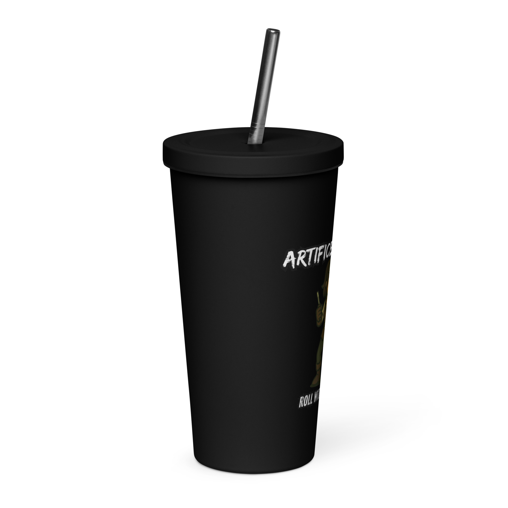 Atrificer Queens roll with attitude! - Thermobecher mit Strohhalm | 600 ml (20 oz) – Bild 5