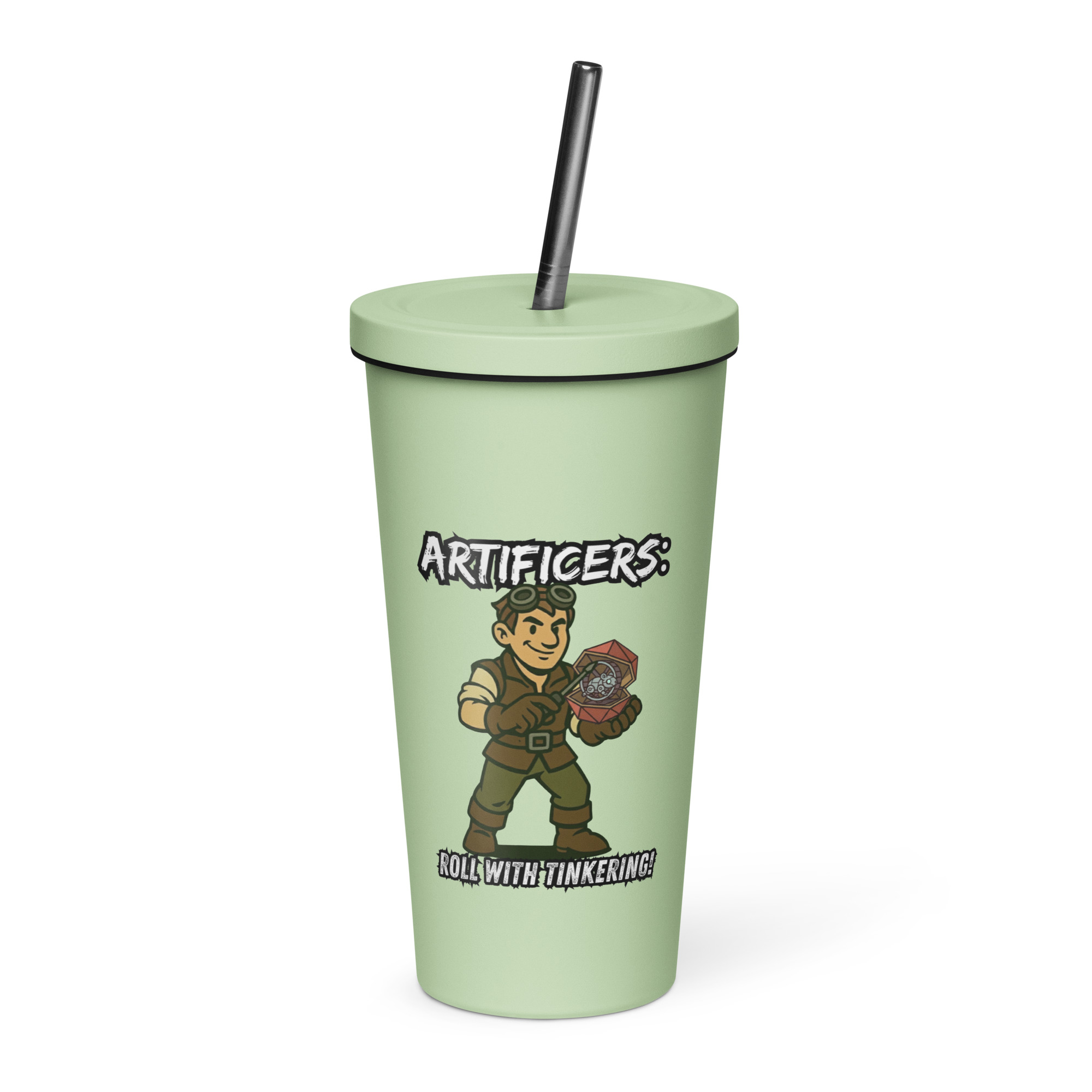 Atrificers roll with attitude! - Thermobecher mit Strohhalm | 600 ml (20 oz) – Bild 14