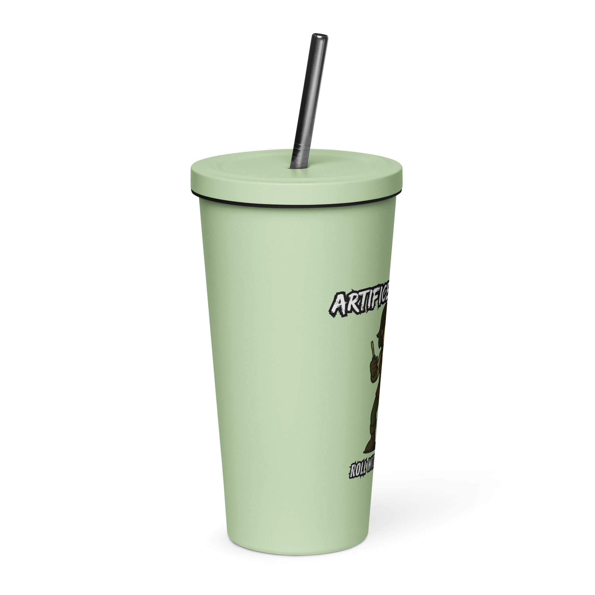 Atrificer Queens roll with attitude! - Thermobecher mit Strohhalm | 600 ml (20 oz) – Bild 16