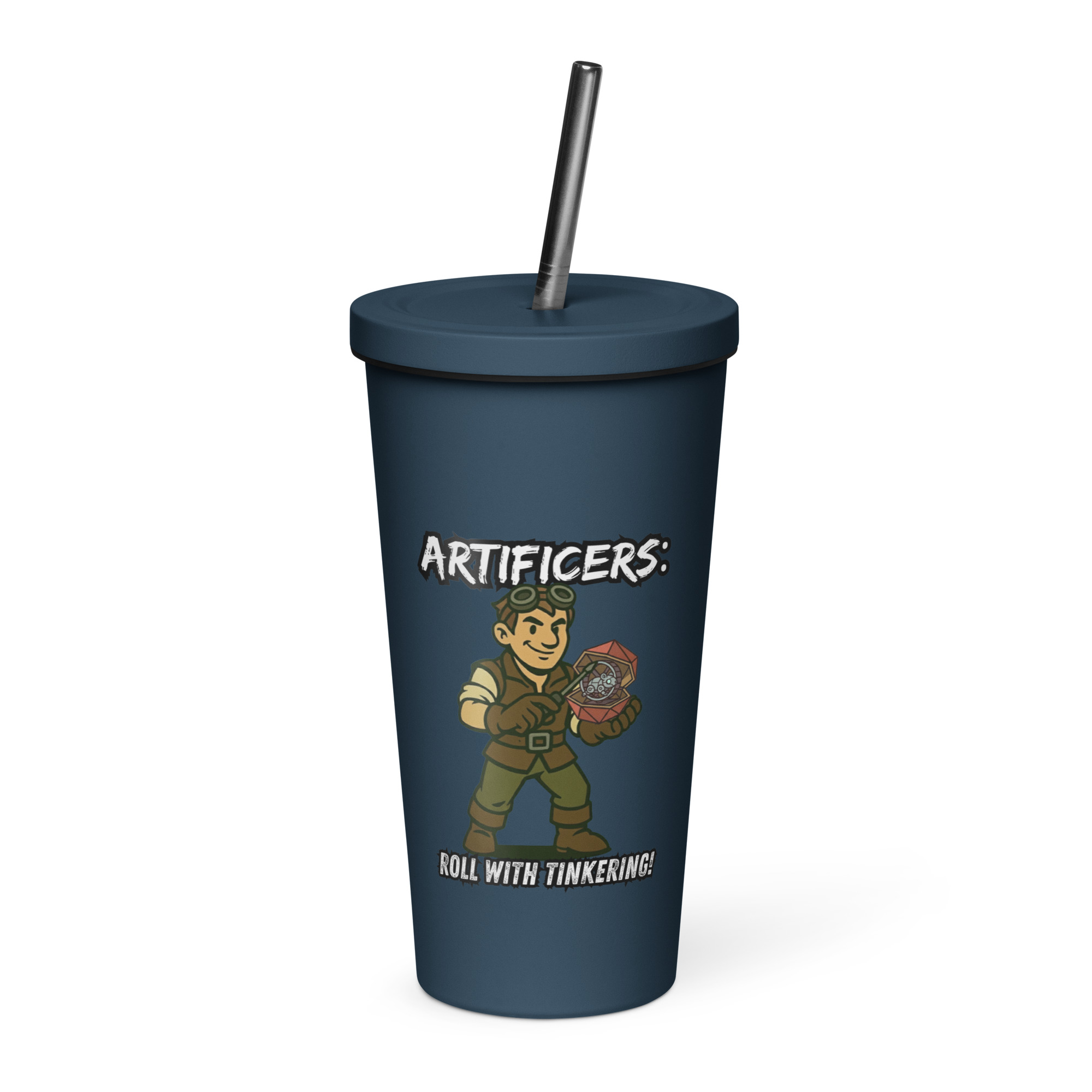 Atrificers roll with attitude! - Thermobecher mit Strohhalm | 600 ml (20 oz) – Bild 6