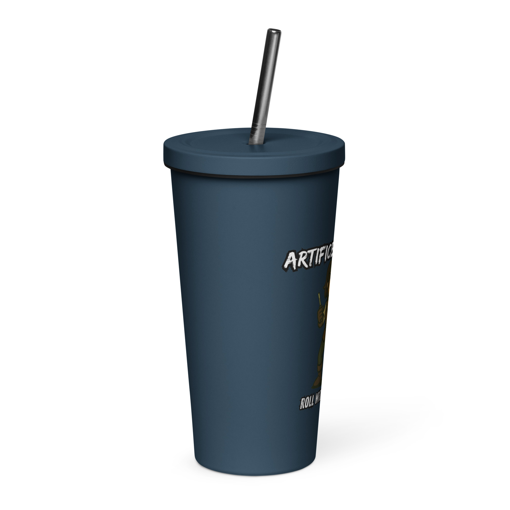 Atrificer Queens roll with attitude! - Thermobecher mit Strohhalm | 600 ml (20 oz) – Bild 9