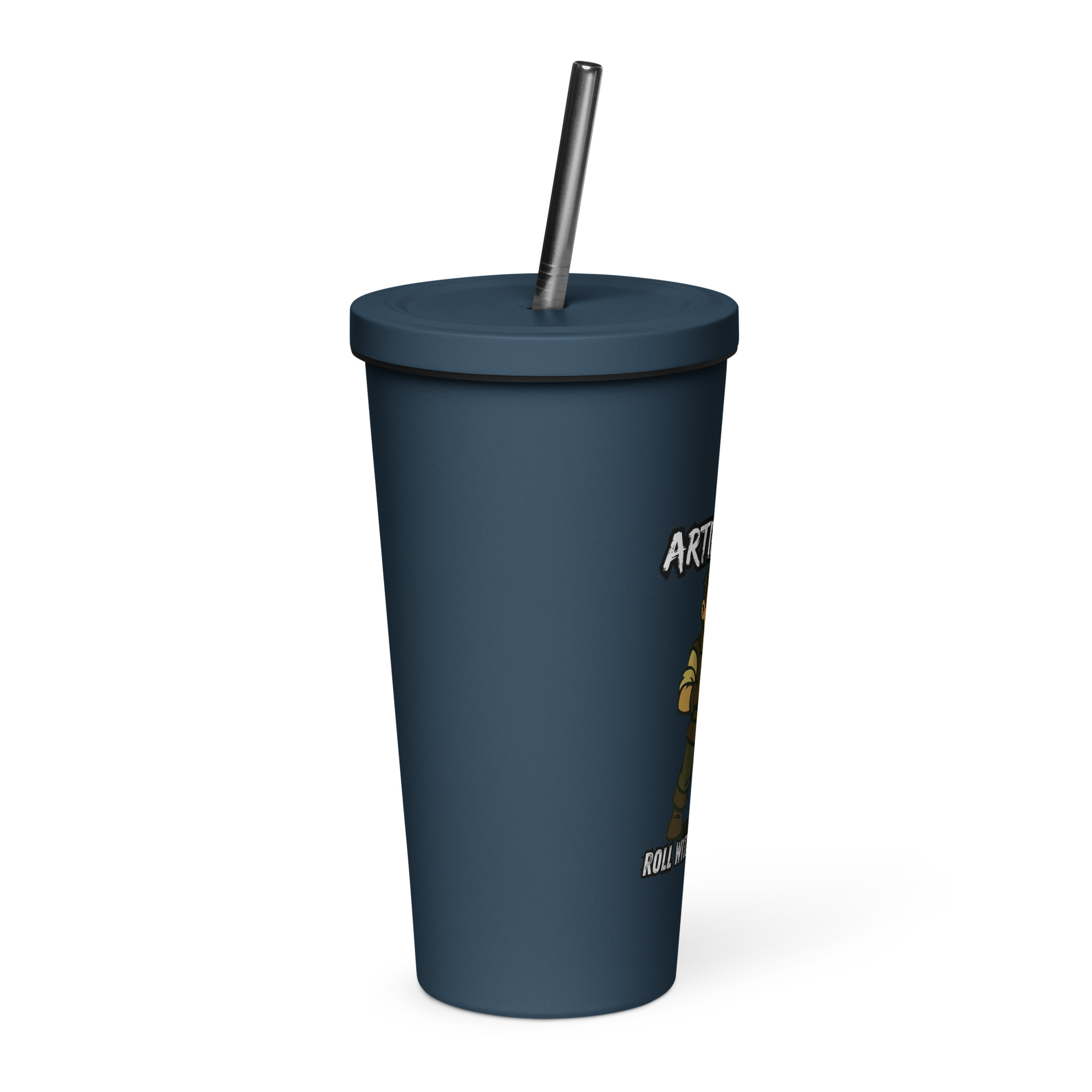 Atrificers roll with attitude! - Thermobecher mit Strohhalm | 600 ml (20 oz) – Bild 9