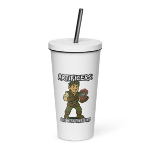 Atrificers roll with attitude! - Thermobecher mit Strohhalm | 600 ml (20 oz)