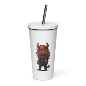 Devil – Infernal Edition - Thermobecher mit Strohhalm | 600 ml (20 oz)