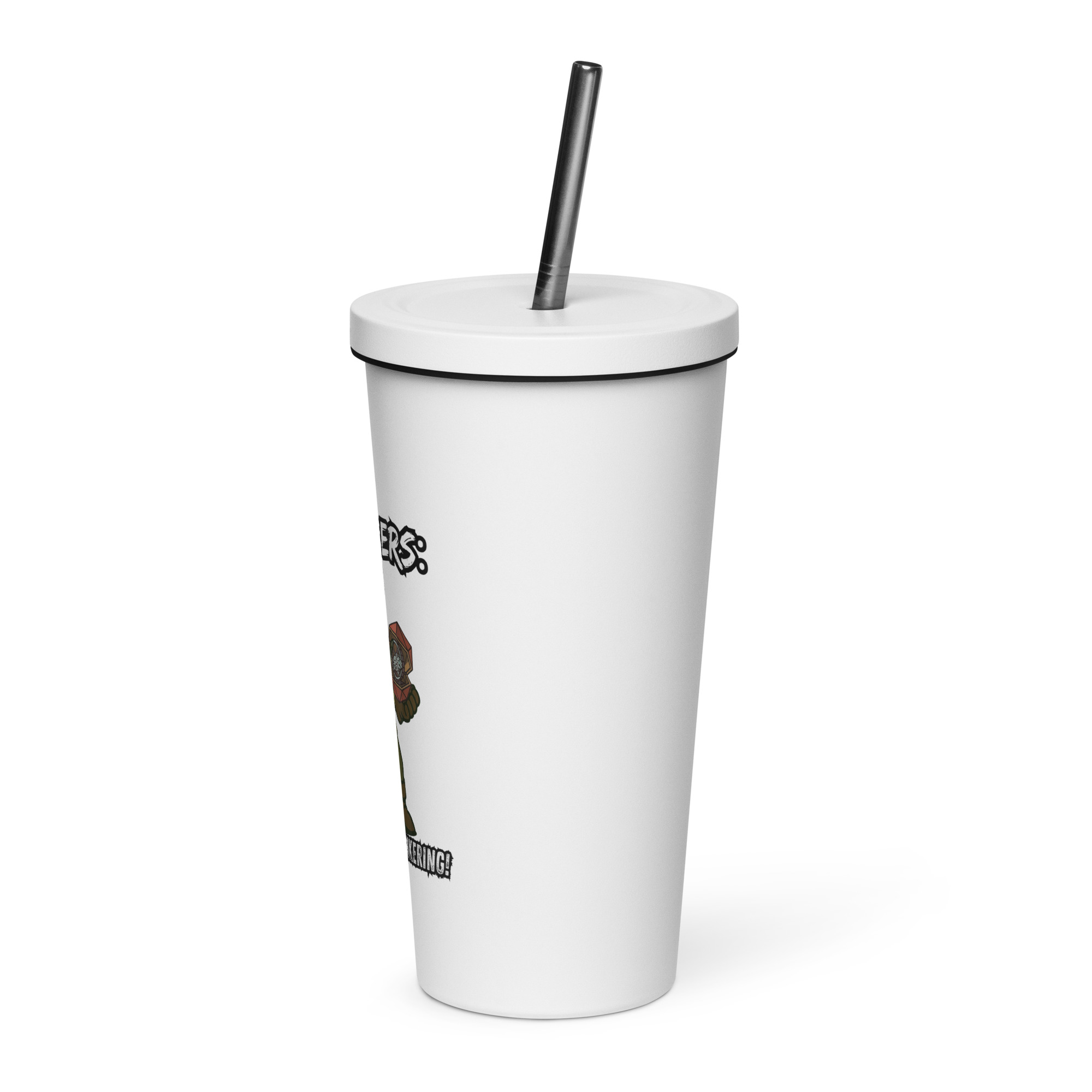 Atrificers roll with attitude! - Thermobecher mit Strohhalm | 600 ml (20 oz) – Bild 19