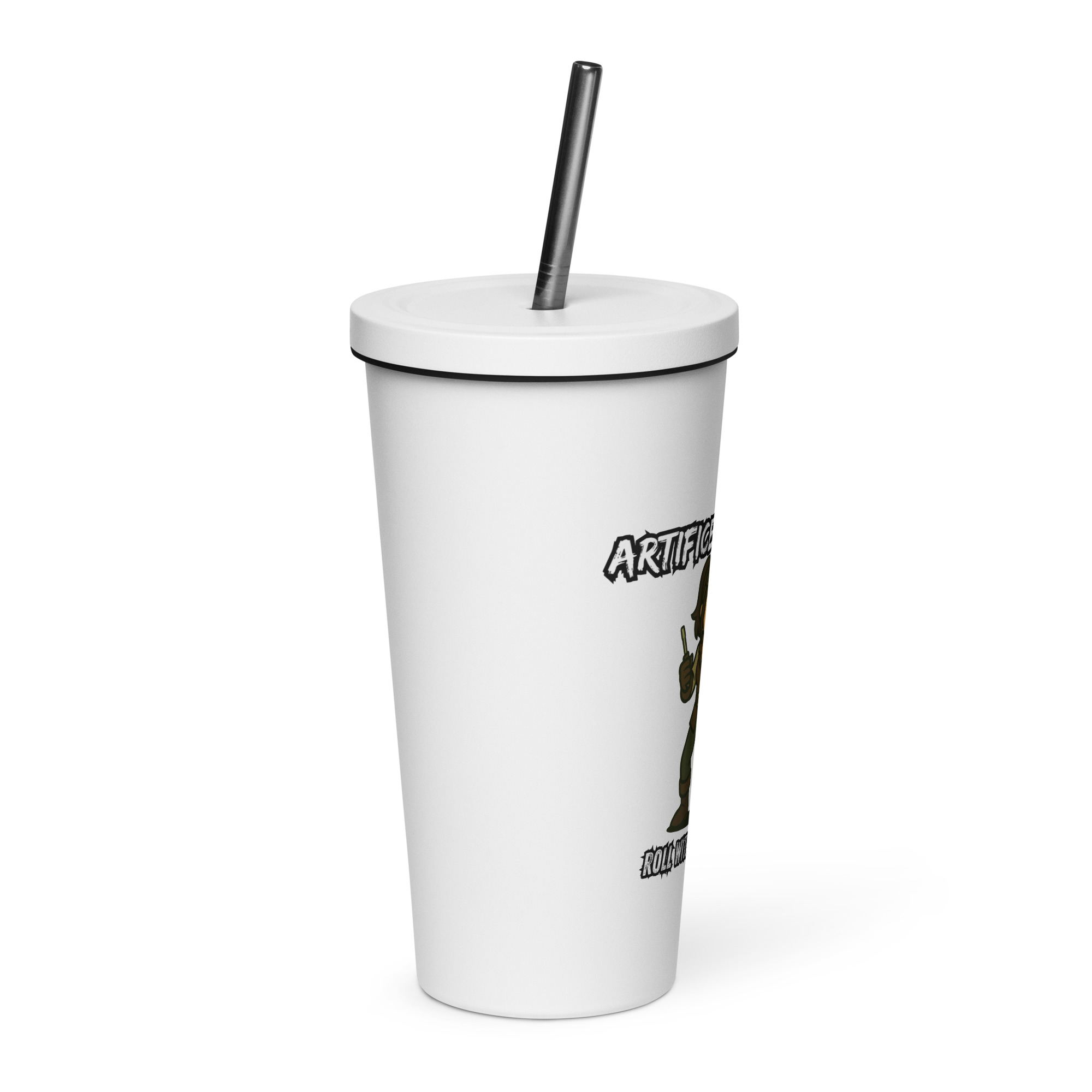 Atrificer Queens roll with attitude! - Thermobecher mit Strohhalm | 600 ml (20 oz) – Bild 19