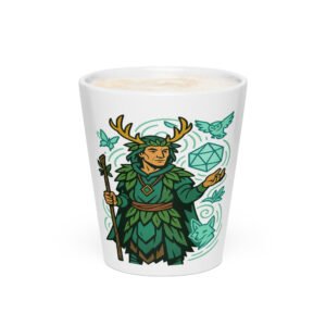 Dice Druid – Nature Roll - Milchkaffeetasse 12oz
