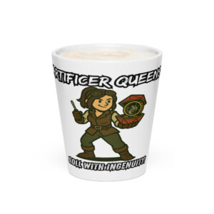 Atrificer Queens roll with attitude! - Milchkaffeetasse 12oz