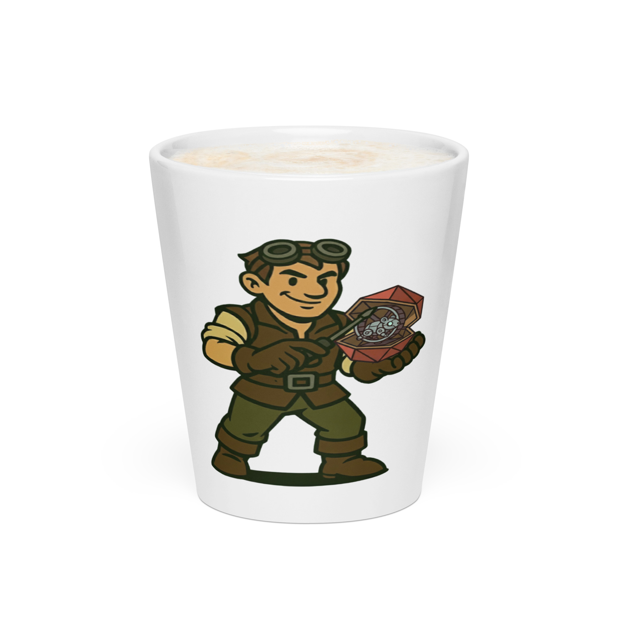 Artificer – Gear & Dice Edition - Milchkaffeetasse 12oz