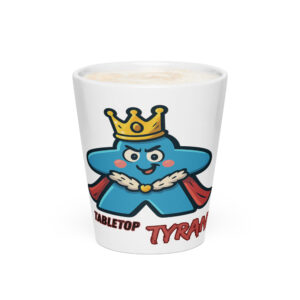 Tabletop Tyrant – Royal Meeple Edition - Milchkaffeetasse 12oz