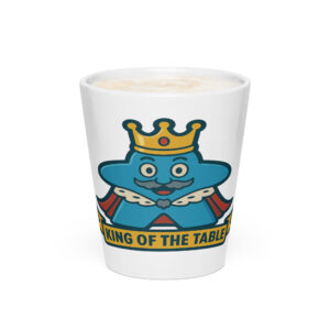 King of the Table – Royal Meeple Edition - Milchkaffeetasse 12oz