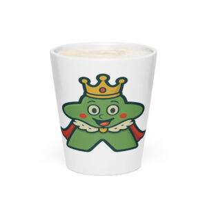 Royal green Meeple – Royal Meeple Edition - Milchkaffeetasse 12oz