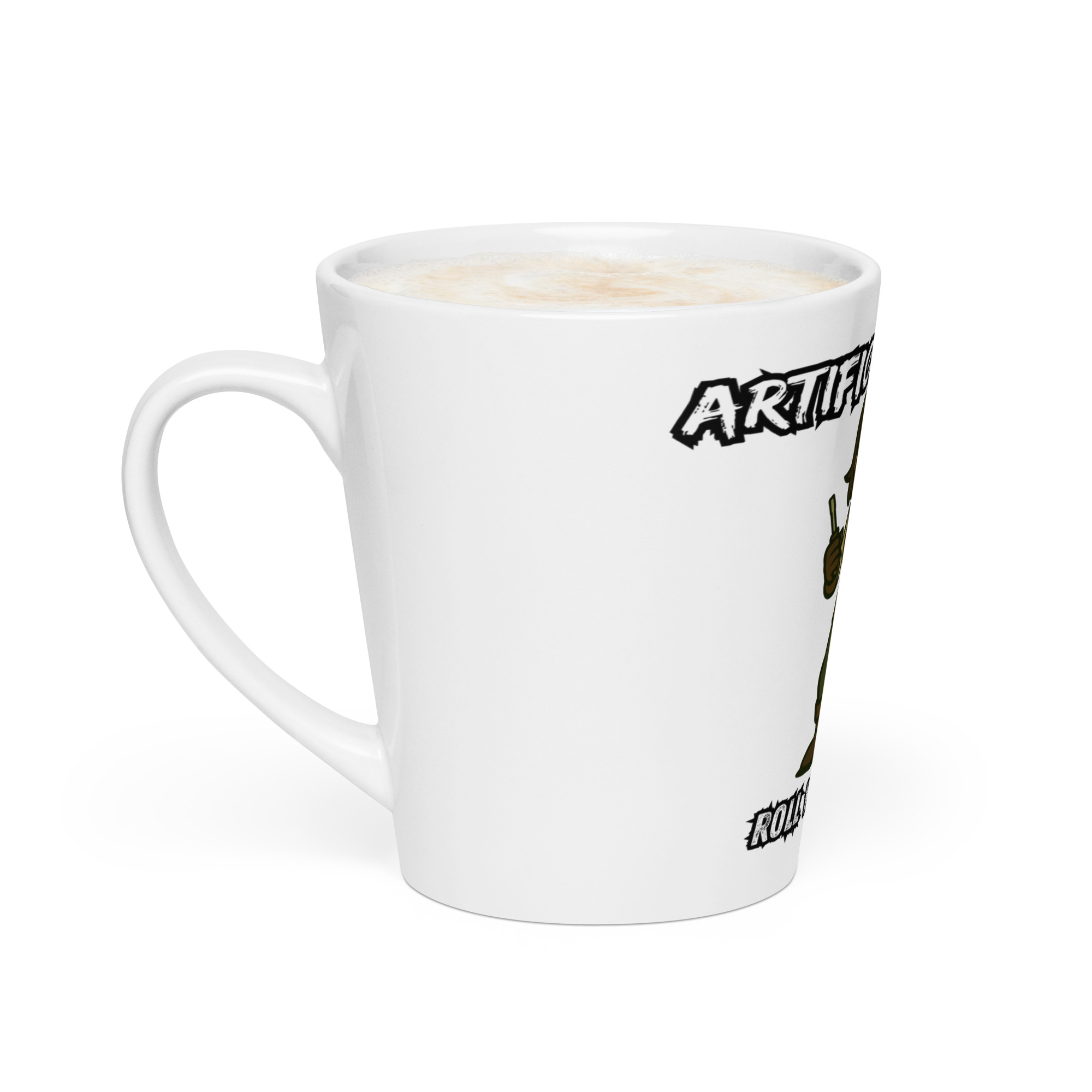 Atrificer Queens roll with attitude! - Milchkaffeetasse 12oz – Bild 2