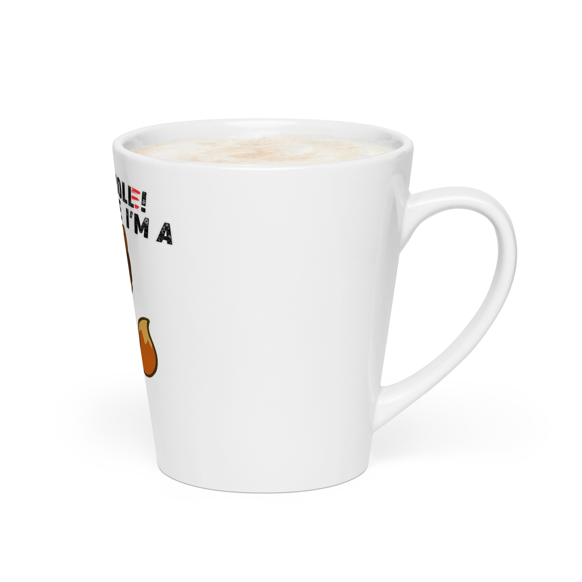 Dicefox Seer – Trust my roll(e)! - Milchkaffeetasse 12oz – Bild 3