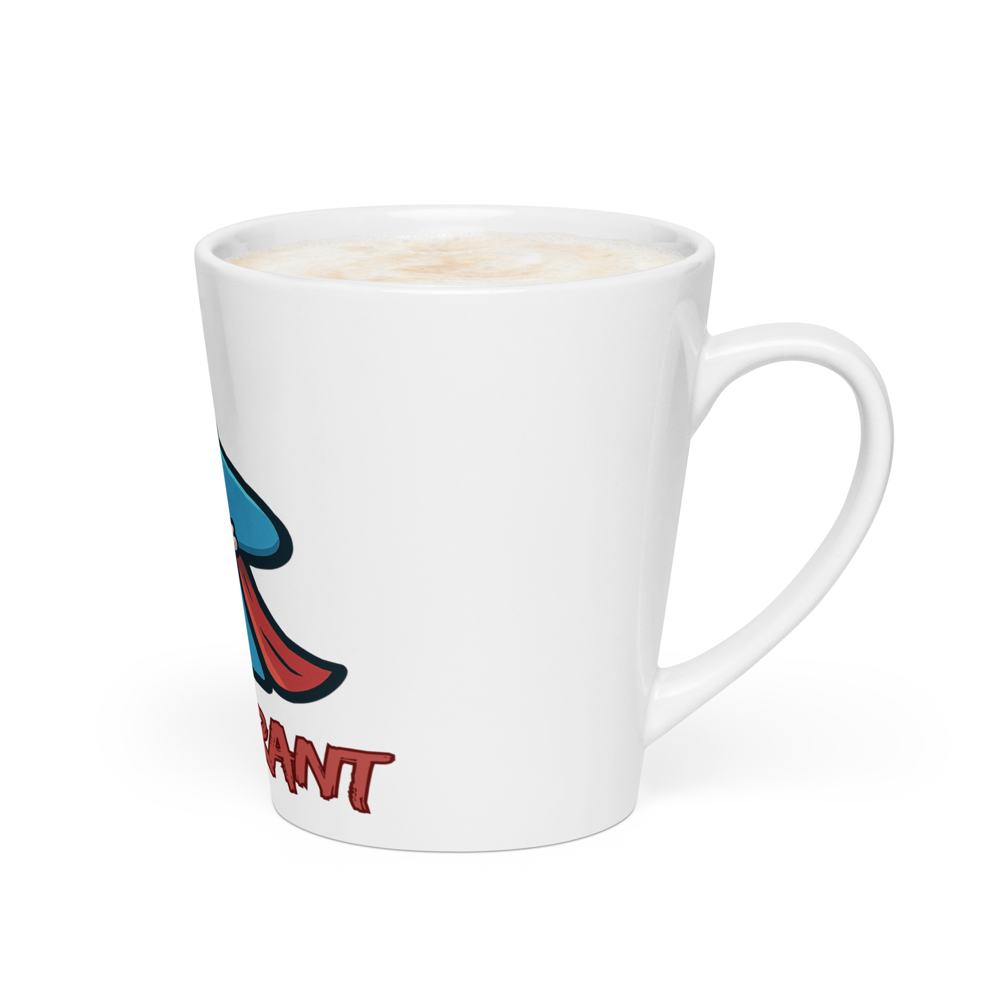 Tabletop Tyrant – Royal Meeple Edition - Milchkaffeetasse 12oz – Bild 3