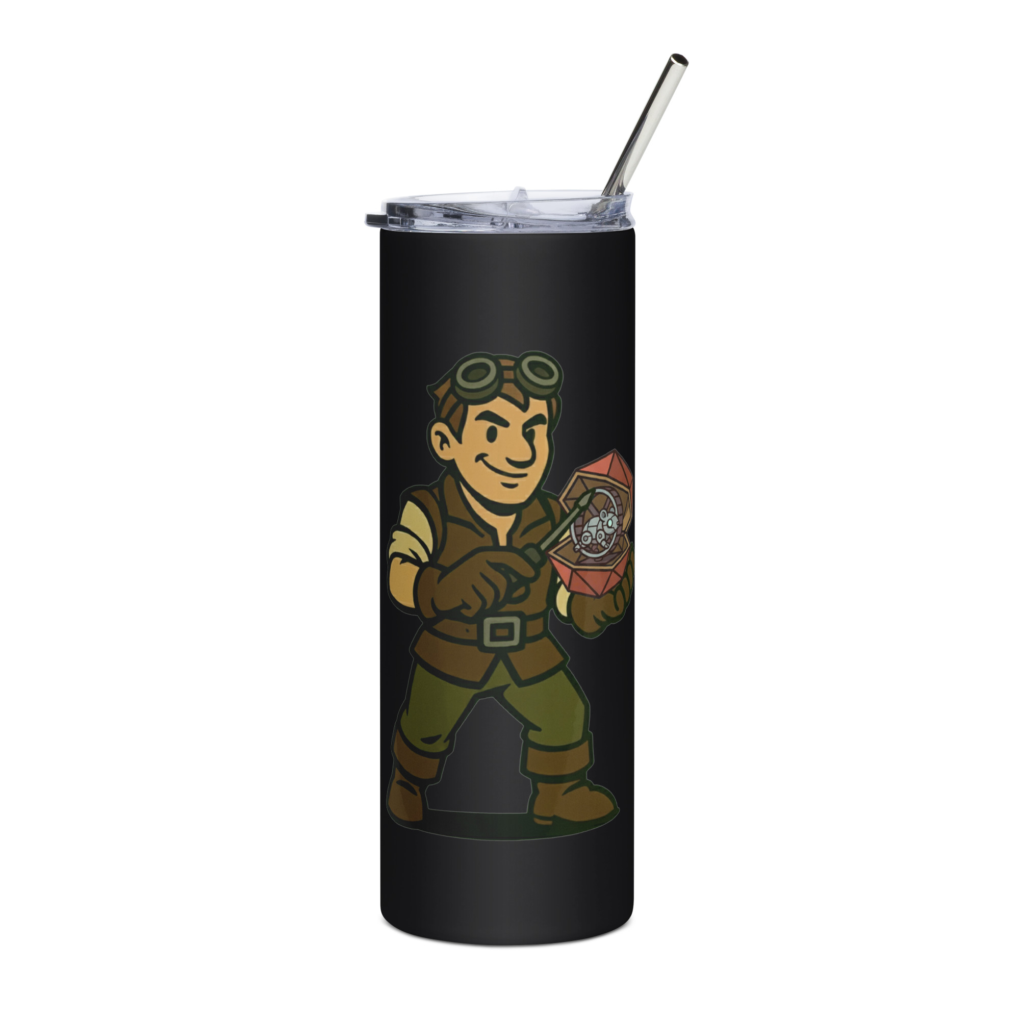 Artificer – Gear & Dice Edition - Edelstahlbecher 600ml (20oz)