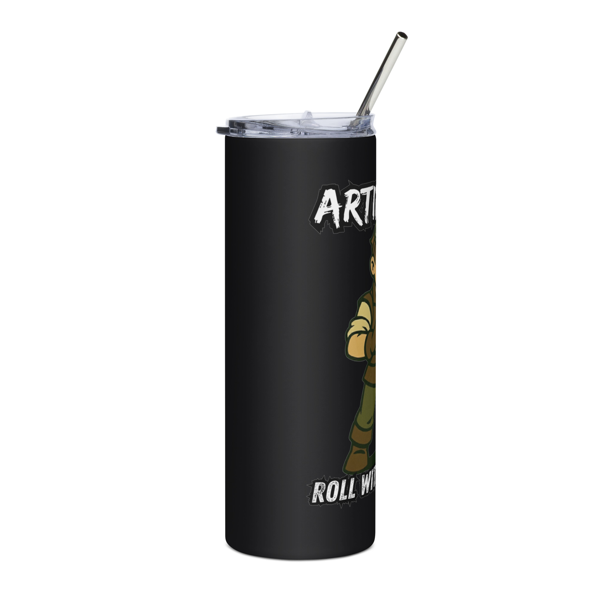 Atrificers roll with attitude! - Edelstahlbecher 600ml (20oz) – Bild 3