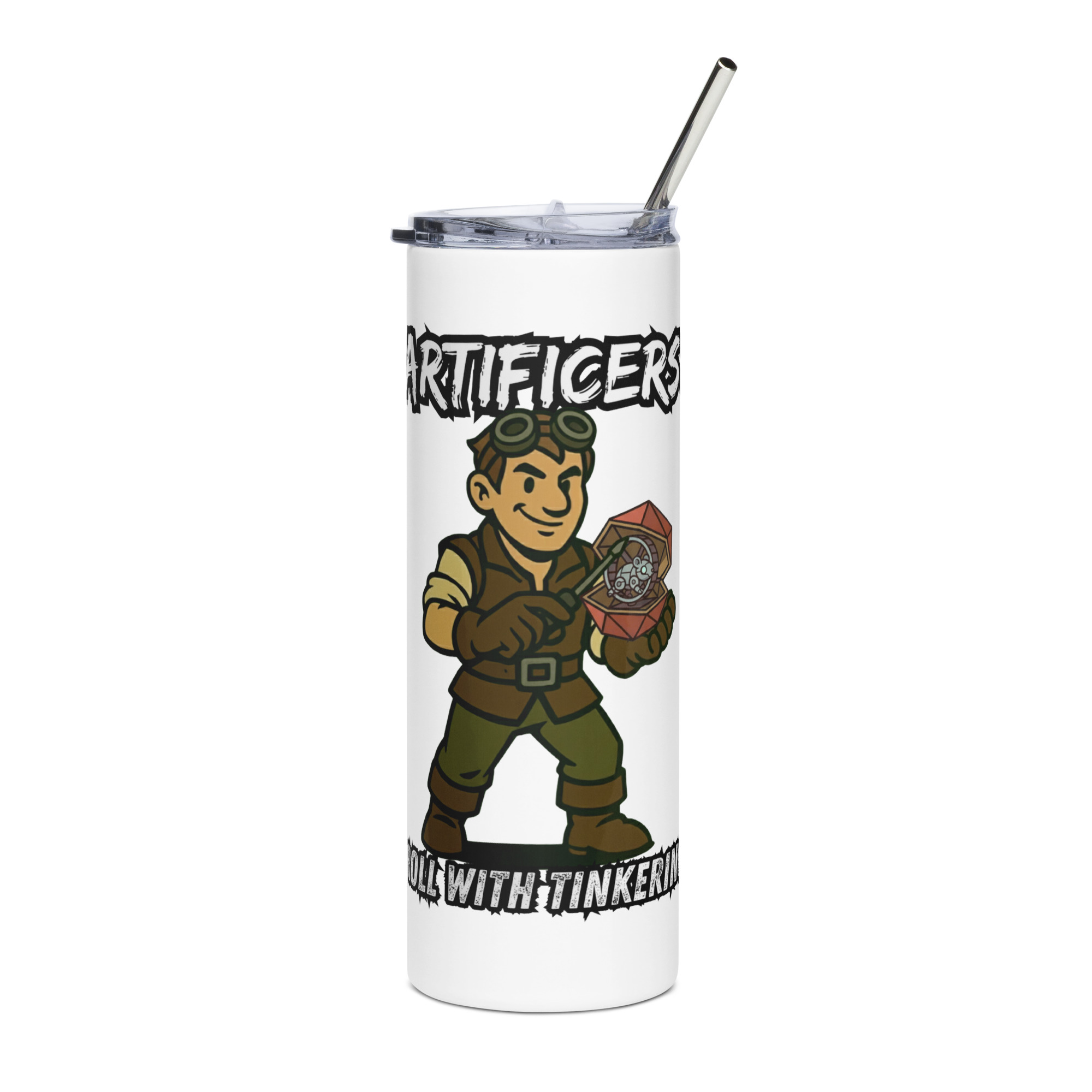 Atrificers roll with attitude! - Edelstahlbecher 600ml (20oz) – Bild 4