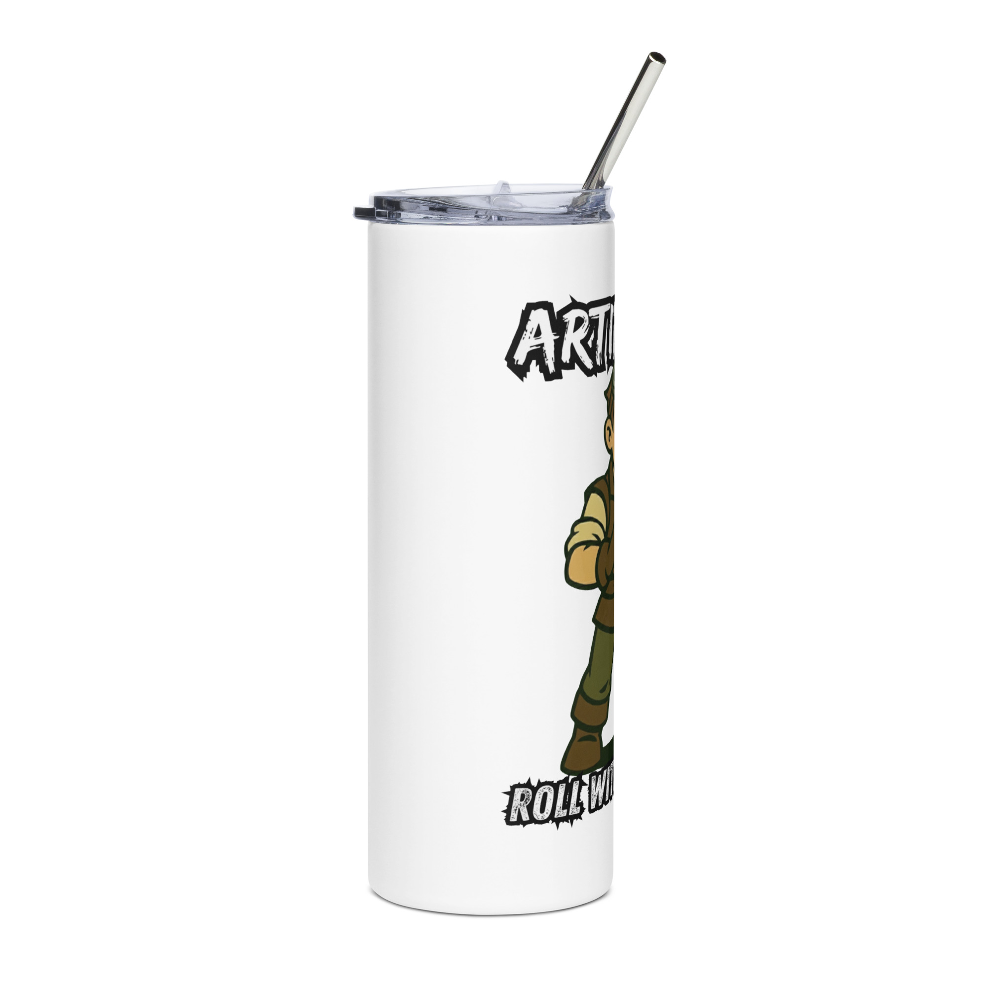 Atrificers roll with attitude! - Edelstahlbecher 600ml (20oz) – Bild 6
