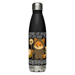 Dicefox Necromancer – Trust my roll(e)! - Edelstahl Trinkflasche 500ml