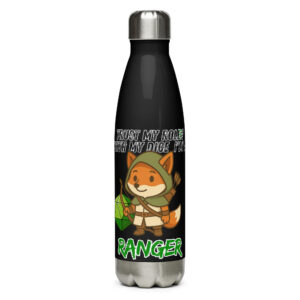 Dicefox Ranger – Trust my roll(e)! - Edelstahl Trinkflasche 500ml