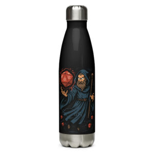 Arcane Dice Mage - Edelstahl Trinkflasche 500ml
