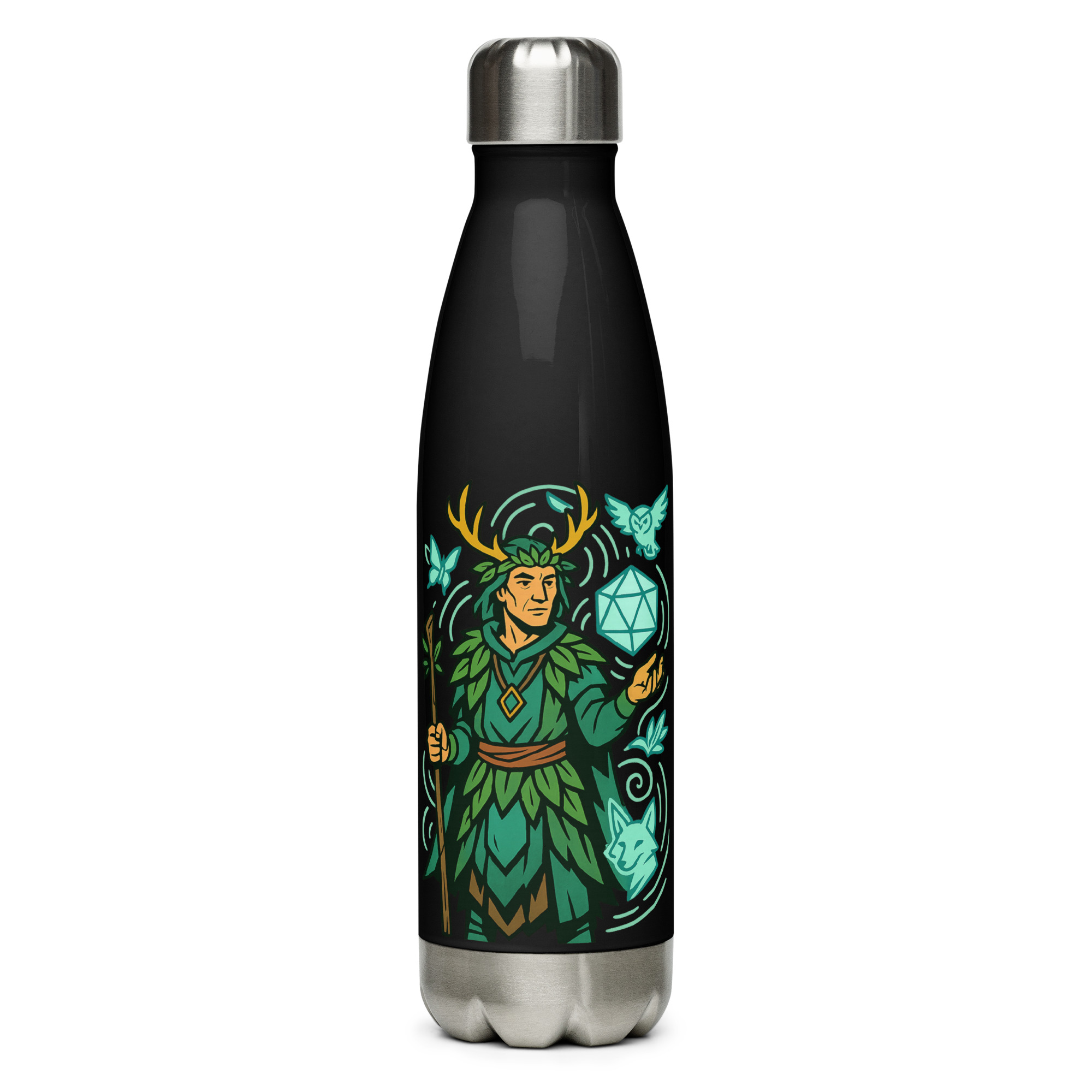 Dice Druid – Nature Roll - Edelstahl Trinkflasche 500ml