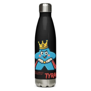 Tabletop Tyrant – Royal Meeple Edition - Edelstahl Trinkflasche 500ml