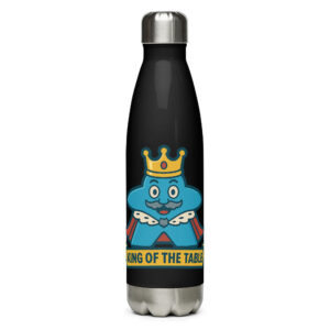 King of the Table – Royal Meeple Edition - Edelstahl Trinkflasche 500ml
