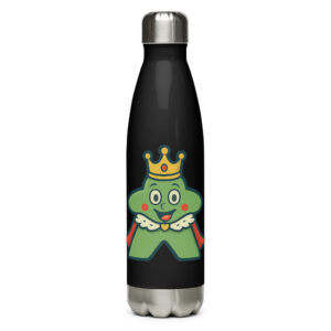 Royal green Meeple – Royal Meeple Edition - Edelstahl Trinkflasche 500ml