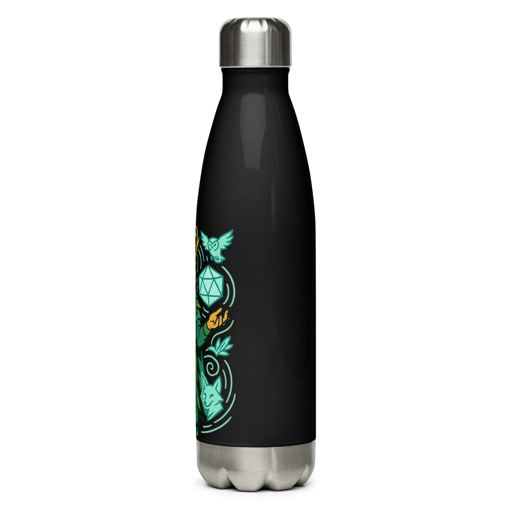 Dice Druid – Nature Roll - Edelstahl Trinkflasche 500ml – Bild 3