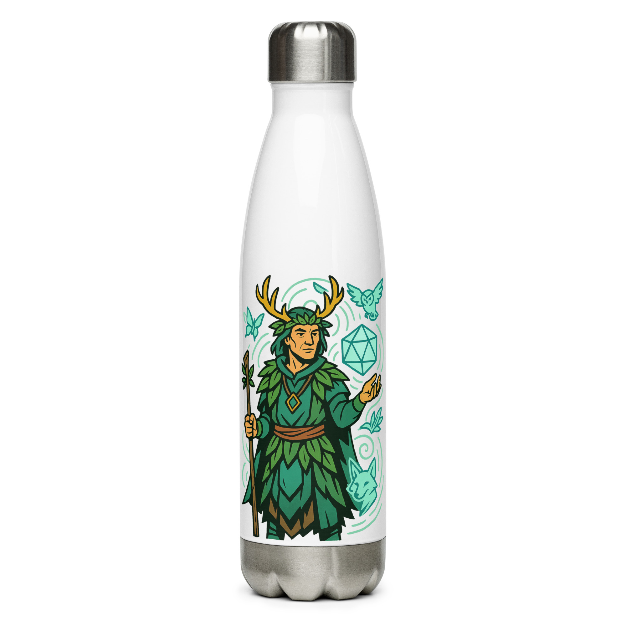 Dice Druid – Nature Roll - Edelstahl Trinkflasche 500ml – Bild 4