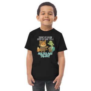 Dicefox Multiclass Talent – Trust my roll(e)! - Jersey-T-Shirt für Kleinkinder