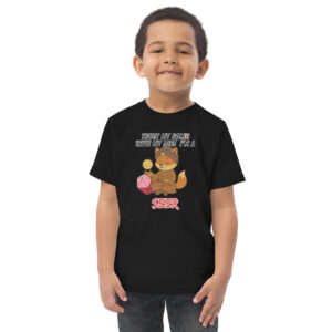 Dicefox Seer – Trust my roll(e)! - Jersey-T-Shirt für Kleinkinder