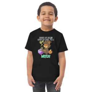 Dicefox Witch – Trust my roll(e)! - Jersey-T-Shirt für Kleinkinder