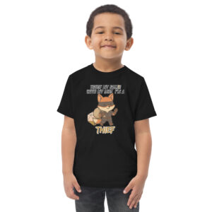 Dicefox Thief – Trust my roll(e)! - Jersey-T-Shirt für Kleinkinder