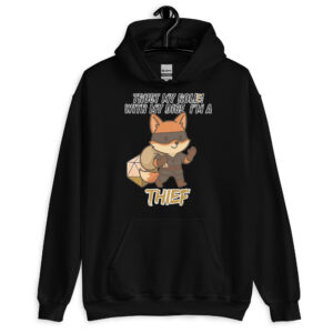 Dicefox Thief – Trust my roll(e)! - Unisex-Kapuzenpullover