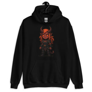 Devil – Infernal Edition - Unisex-Kapuzenpullover mit Werbung