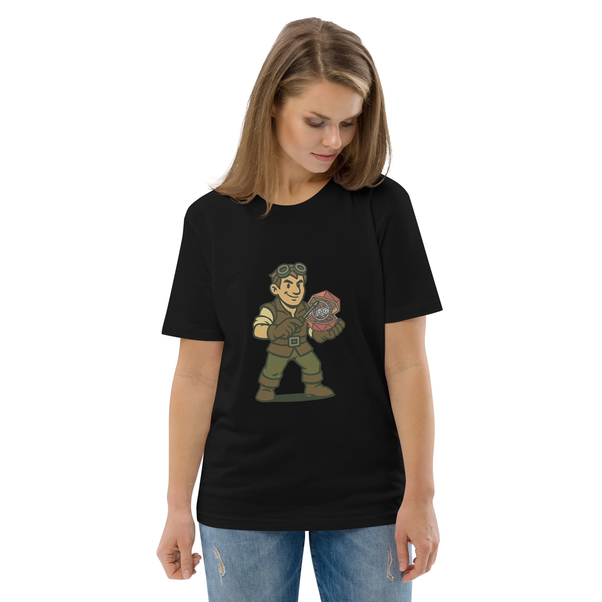 Artificer – Gear & Dice Edition - DTG-Unisex-Bio-Baumwoll-T-Shirt – Bild 3